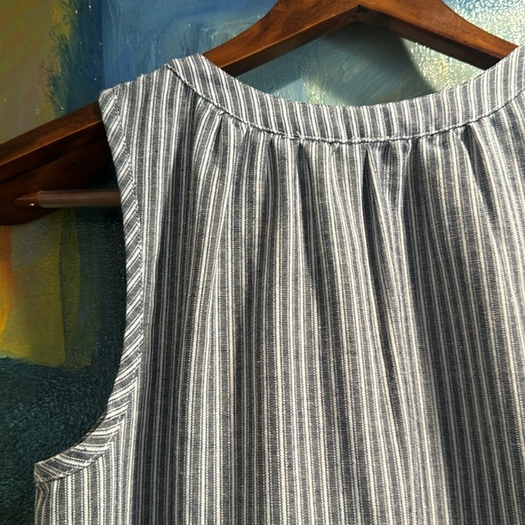 BOBI - TIERED TANK DRESS NAVY size xs - Picture 8 of 10